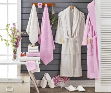 jacquard-bathrobe-set